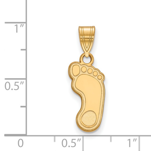 Image of 14K Yellow Gold University of North Carolina Medium Pendant by LogoArt 4Y044UNC