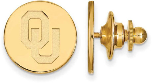 Image of 14K Yellow Gold University of Oklahoma Tie Tac by LogoArt