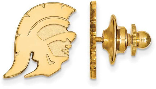 Image of 14K Yellow Gold University of Southern California Tie Tac by LogoArt (4Y027USC)
