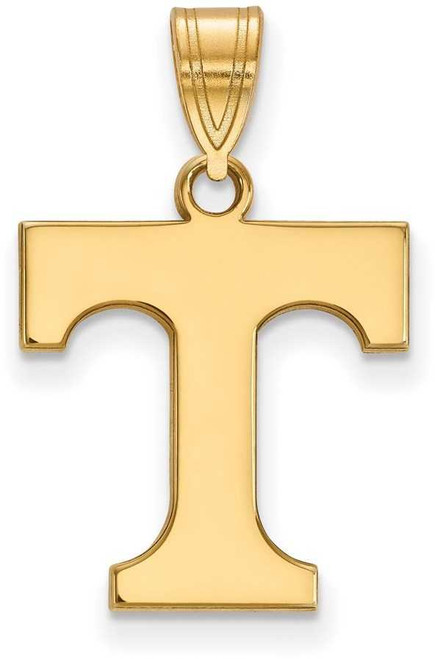 Image of 14K Yellow Gold University of Tennessee Medium Pendant by LogoArt (4Y003UTN)