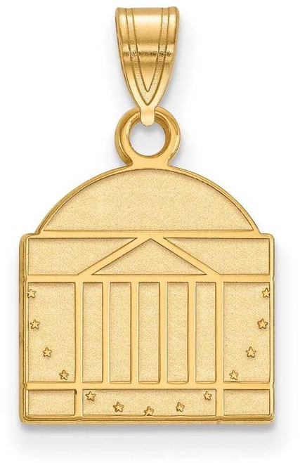 Image of 14K Yellow Gold University of Virginia Small Pendant by LogoArt (4Y064UVA)