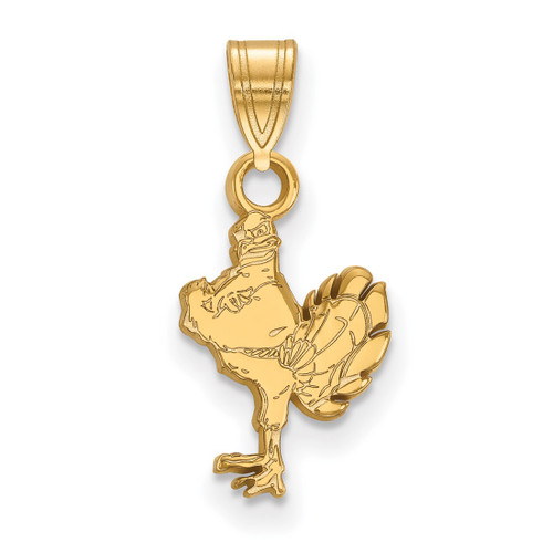 14K Yellow Gold Virginia Tech Small Pendant by LogoArt (4Y042VTE)
