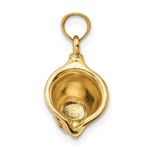 Image of 14K Yellow Gold w/ Enamel 3-D Measuring Cup Pendant
