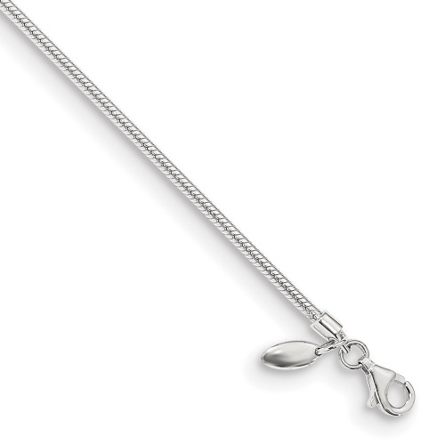 15.75" Sterling Silver Reflections Kids 40cm Bead Necklace