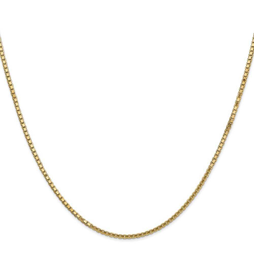 Image of 16" 10K Yellow Gold 1.5mm Box Chain Necklace
