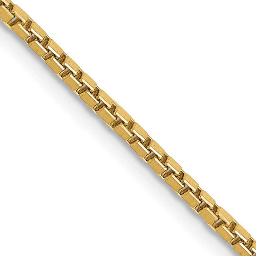 Image of 16" 10K Yellow Gold 1.5mm Box Chain Necklace
