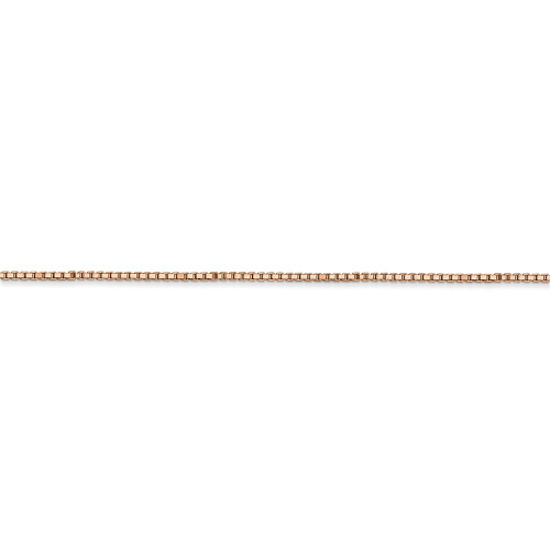 Image of 16" 14K Rose Gold 1.0mm Box Chain Necklace