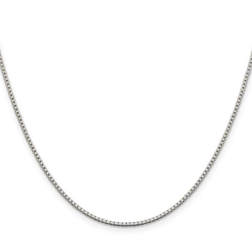 Image of 16" Sterling Silver 1.4mm Box Chain Necklace