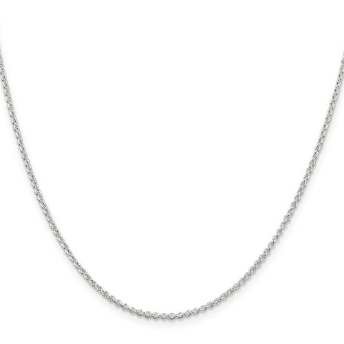 Image of 16" Sterling Silver 1.5mm Rolo Chain Necklace