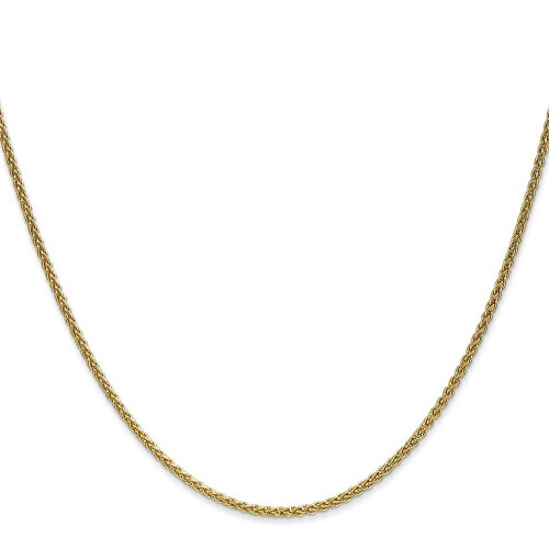 Image of 18" 10K Yellow Gold 1.65mm Spiga Chain Necklace