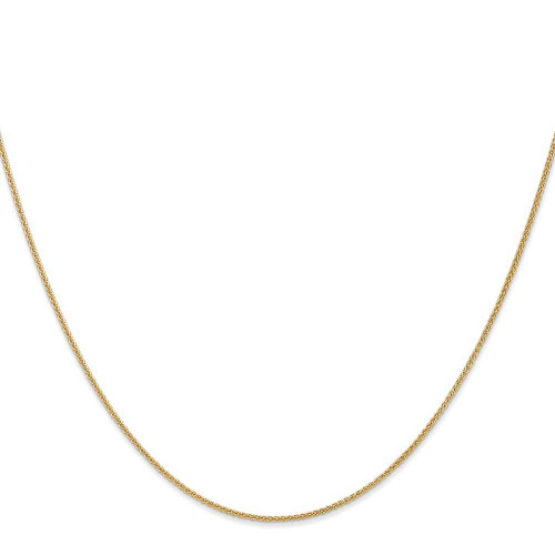 Image of 18" 10K Yellow Gold 1mm Spiga Chain Necklace