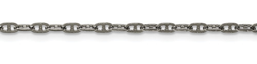 Image of 18" Stainless Steel Polished 2.75mm Anchor Chain Necklace