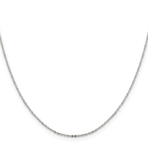 Image of 18" Sterling Silver 1.15mm Flat Cable Chain Necklace