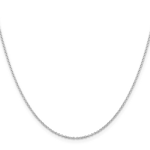 Image of 18" Sterling Silver 1.25mm Cable Chain Necklace w/2in ext.