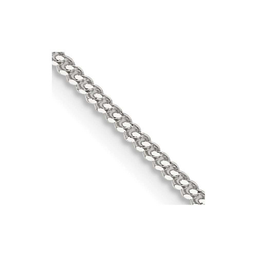 Image of 18" Sterling Silver 1.5mm Curb Chain Necklace