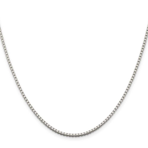 Image of 18" Sterling Silver 1.75mm Box Chain Necklace