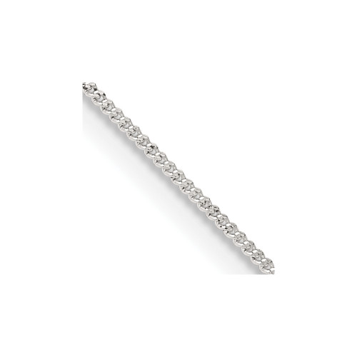 Image of 18" Sterling Silver 1mm Curb Chain Necklace