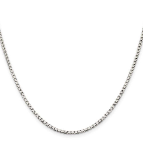 Image of 18" Sterling Silver 2mm Box Chain Necklace