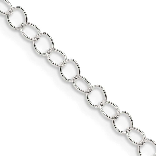 Image of 18" Sterling Silver 3.5mm Fancy Cable Chain Necklace