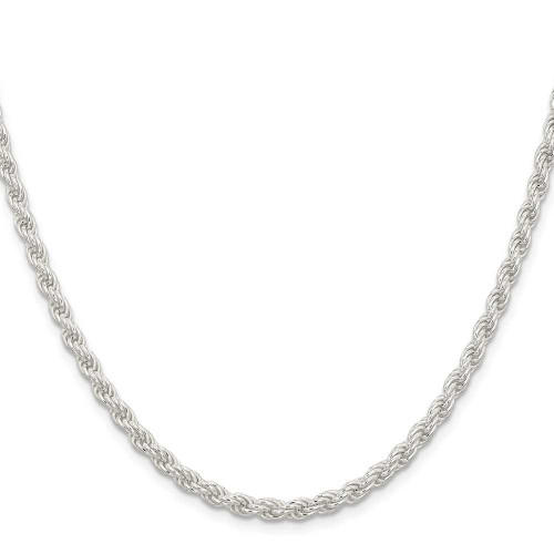 Image of 18" Sterling Silver 4.5mm Solid Rope Chain Necklace