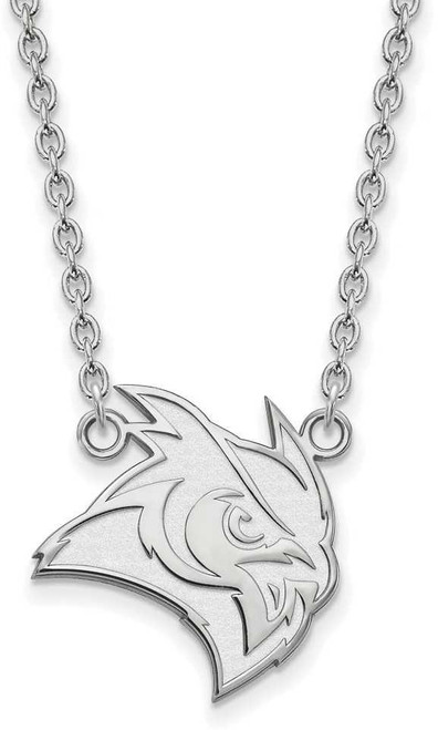 Image of 18" Sterling Silver Rice University Large Pendant w/ Necklace by LogoArt