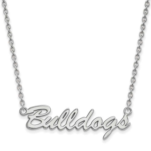 Image of 18" Sterling Silver University of Georgia Pendant w/ Necklace by LogoArt