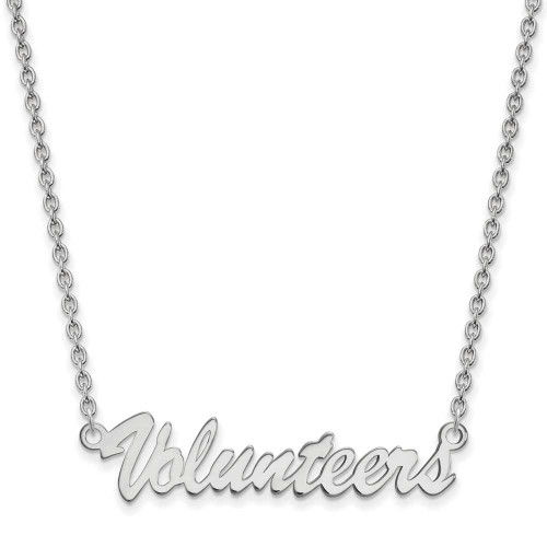 Image of 18" Sterling Silver University of Tennessee Medium Pendant w/ Necklace by LogoArt