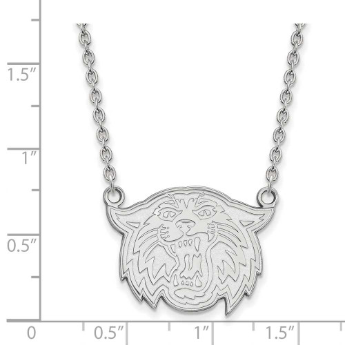 Image of 18" Sterling Silver Villanova University Large Pendant Necklace LogoArt SS0038VIL-18