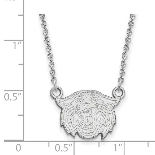 Image of 18" Sterling Silver Villanova University Small Pendant Necklace LogoArt SS0037VIL-18