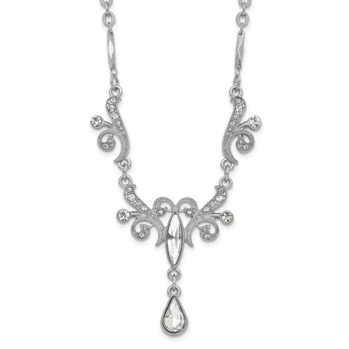 Image of 1928 Jewelry - Silver-tone 15in w/ext Necklace