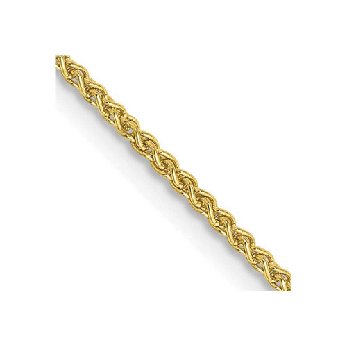 Image of 20" 10K Yellow Gold 1.25mm Spiga Chain Necklace
