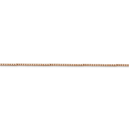 Image of 20" 14K Rose Gold 1.0mm Box Chain Necklace