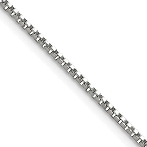 Image of 20" Stainless Steel Polished 1.5mm Box Chain Necklace