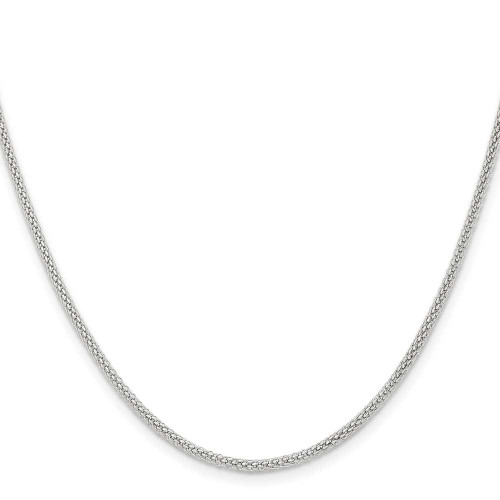 Image of 20" Stainless Steel Polished 2mm Bismark Chain Necklace