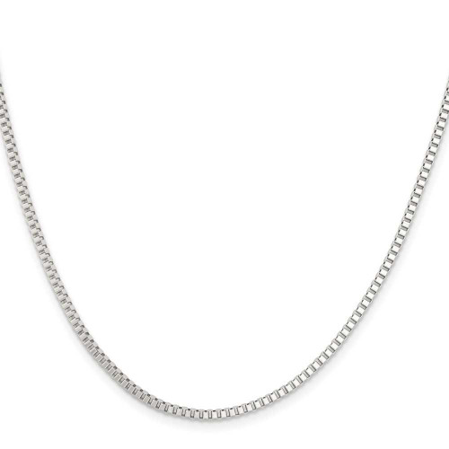 Image of 20" Stainless Steel Polished 2mm Box Chain Necklace