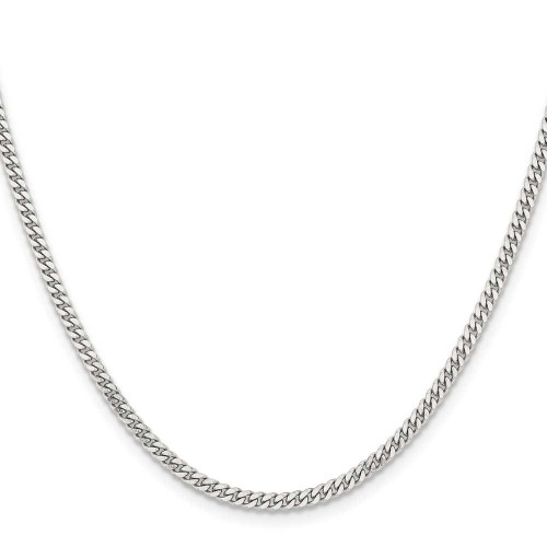 Image of 20" Stainless Steel Polished 3mm Curb Chain Necklace
