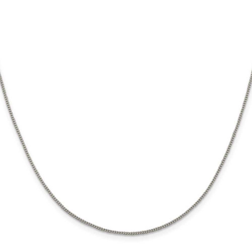 Image of 20" Sterling Silver 1.15mm Curb Chain Necklace