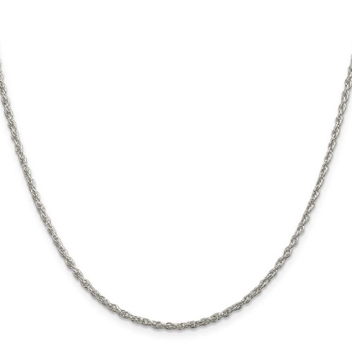 Image of 20" Sterling Silver 2mm Loose Rope Chain Necklace