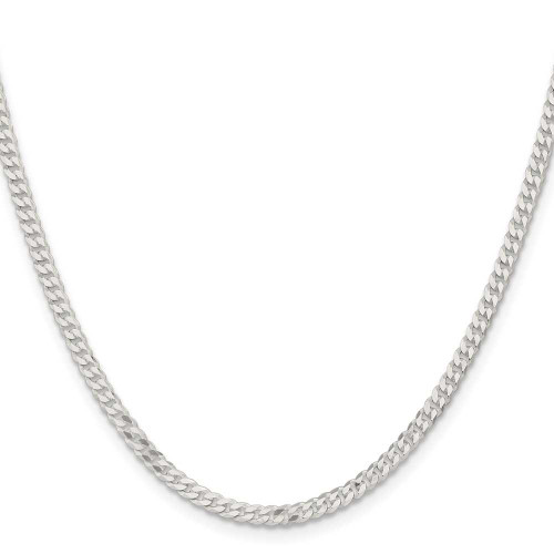 Image of 20" Sterling Silver 3.15mm Flat Curb Chain Necklace