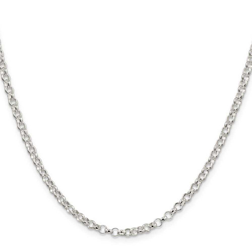 Image of 20" Sterling Silver 3mm Rolo Chain Necklace