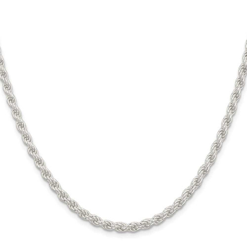 Image of 20" Sterling Silver 4.5mm Solid Rope Chain Necklace