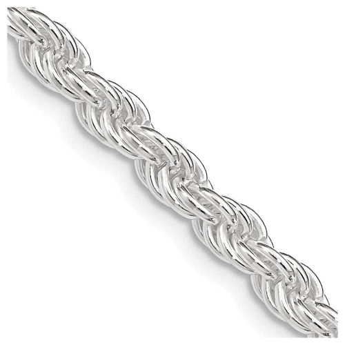 Image of 20" Sterling Silver 4.5mm Solid Rope Chain Necklace