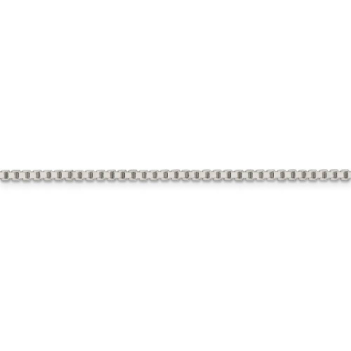 Image of 22" Sterling Silver 1.9mm Box Chain Necklace w/4in ext.