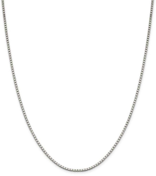 Image of 22" Sterling Silver 1.9mm Box Chain Necklace w/4in ext.