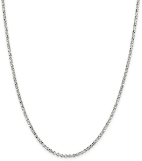 Image of 22" Sterling Silver 2.5mm Rolo Chain Necklace