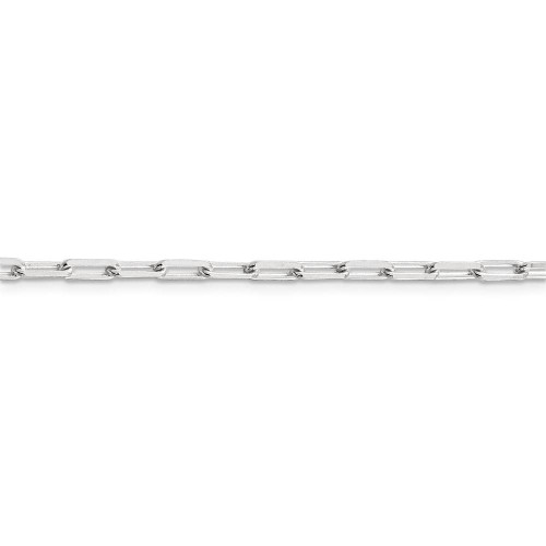 22" Sterling Silver 3.25mm Elongated Open Link Chain Necklace