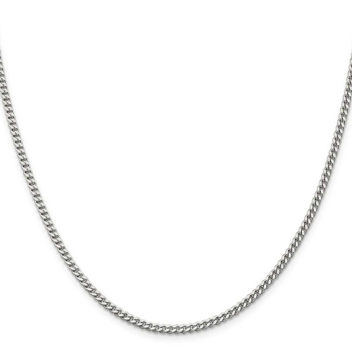 Image of 22" Sterling Silver 3mm Curb Chain Necklace