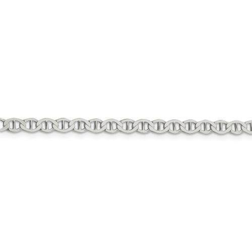 Image of 22" Sterling Silver 4mm Flat Anchor Chain Necklace