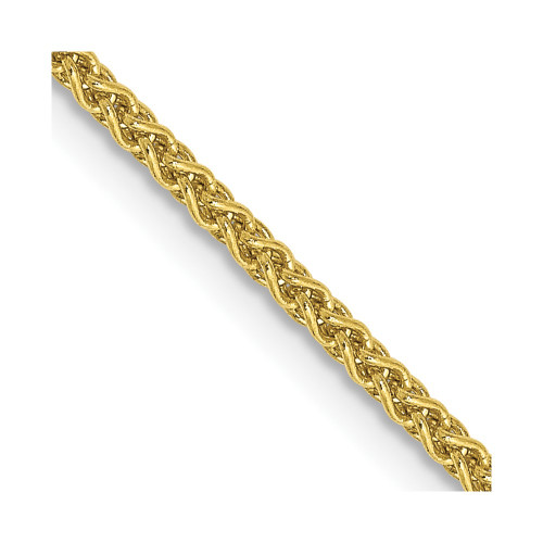 24" 10K Yellow Gold 1.65mm Spiga Chain Necklace