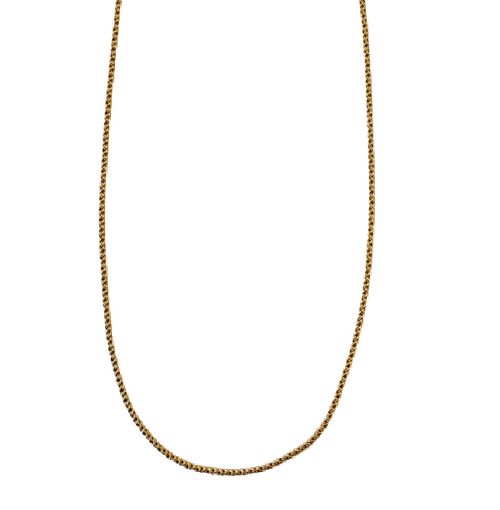 24" 2.1mm 14/20 Gold Filled Reverse Twisted Rope Chain Necklace - LIMITED STOCK